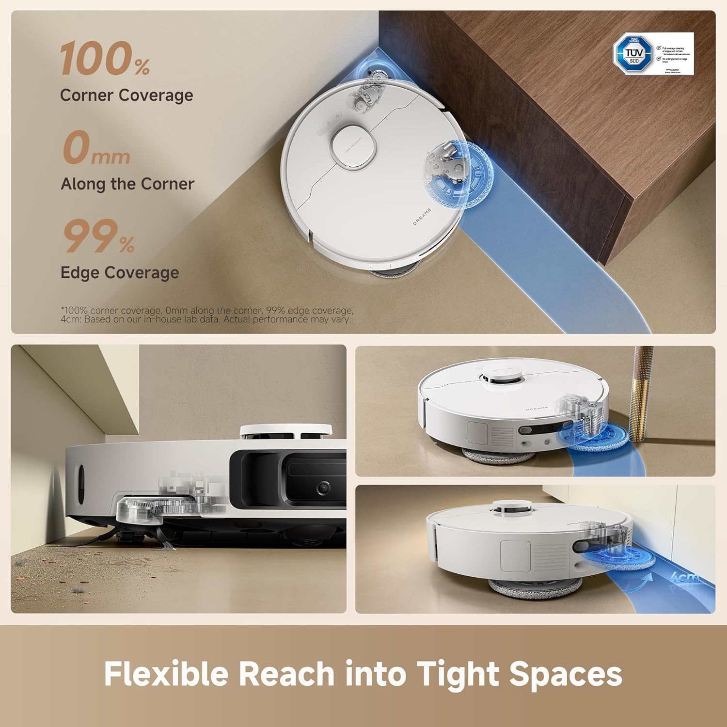 Robot Vacuum Mop 25000Pa Self Empty Auto Wash Dock LiDAR