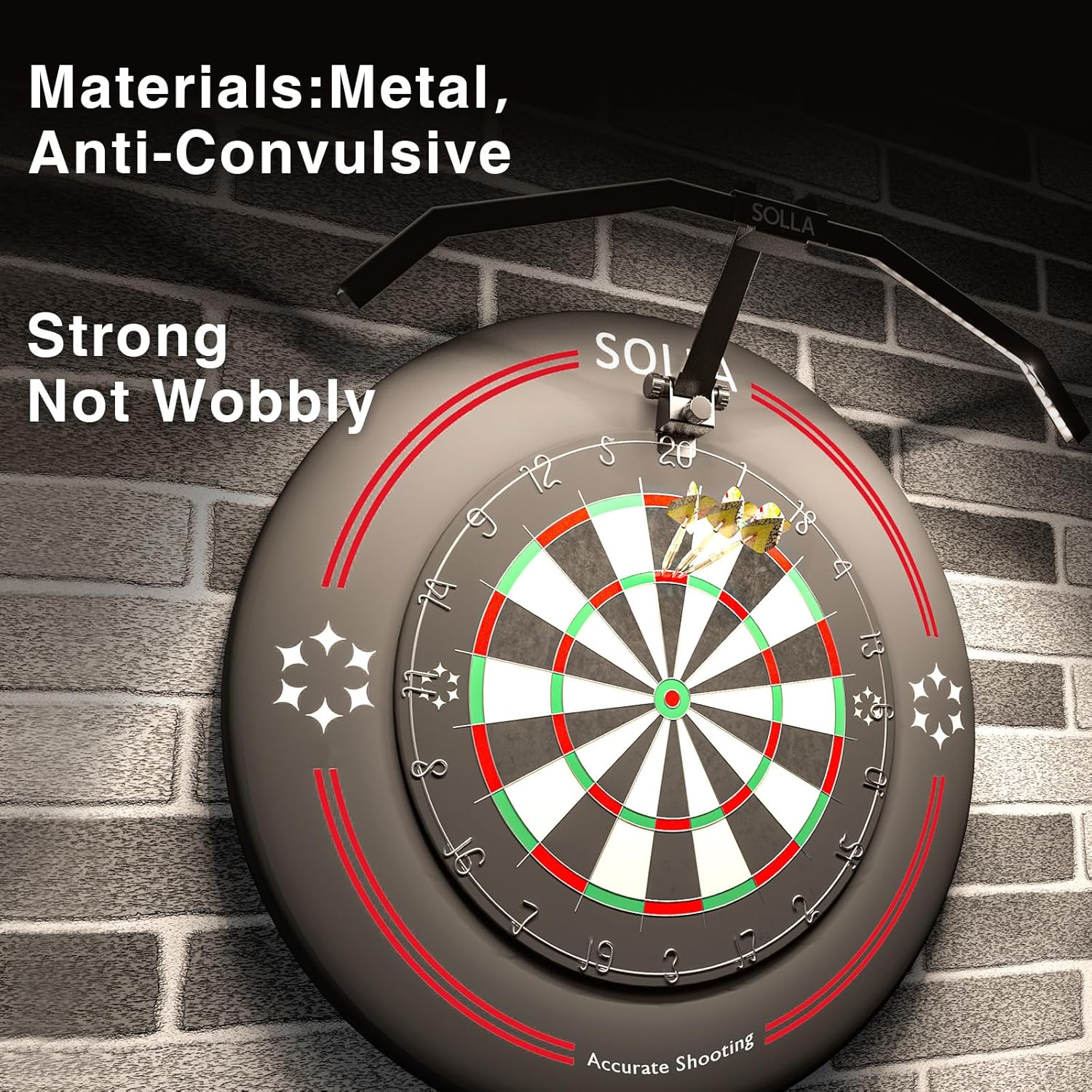 Dartboard LED Light Folding Adjustable Angle USB Shadow Free