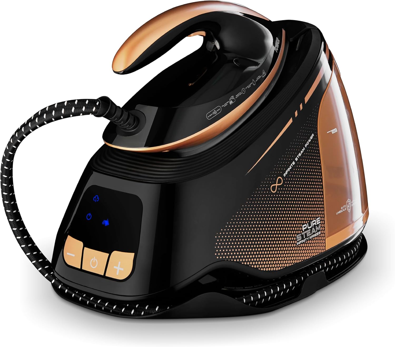 3000W Steam Generator Iron 8 Bar Pressure 1.5L Tank Ceramic Soleplate