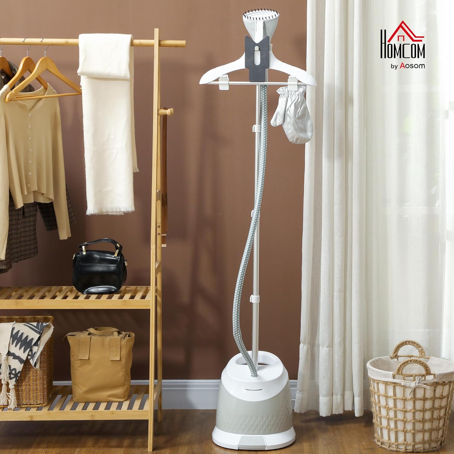 Upright Garment Steamer 1800W 1.8L Tank 50 Min Steam 36g