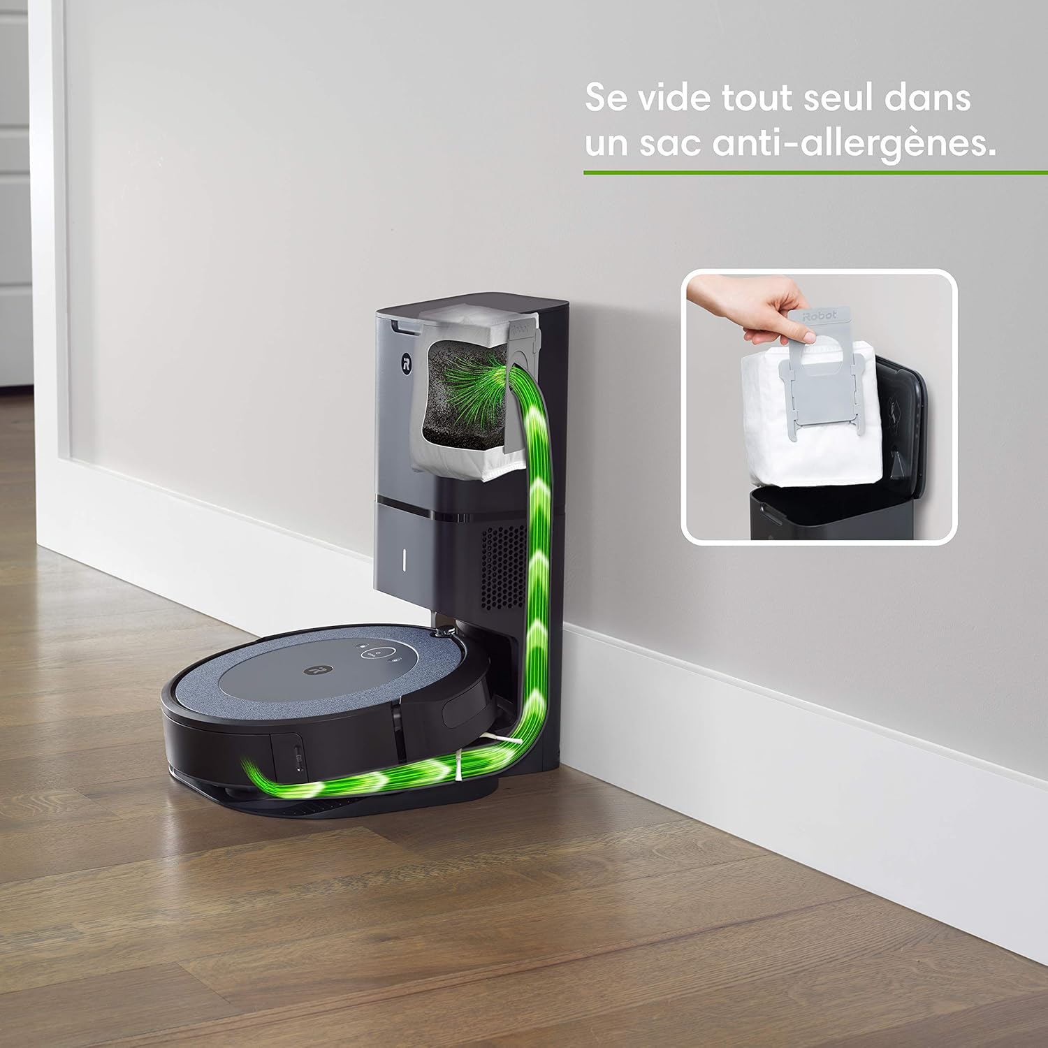 Robot Vacuum Self Empty Smart Mapping WiFi Pet Hair Auto Clean