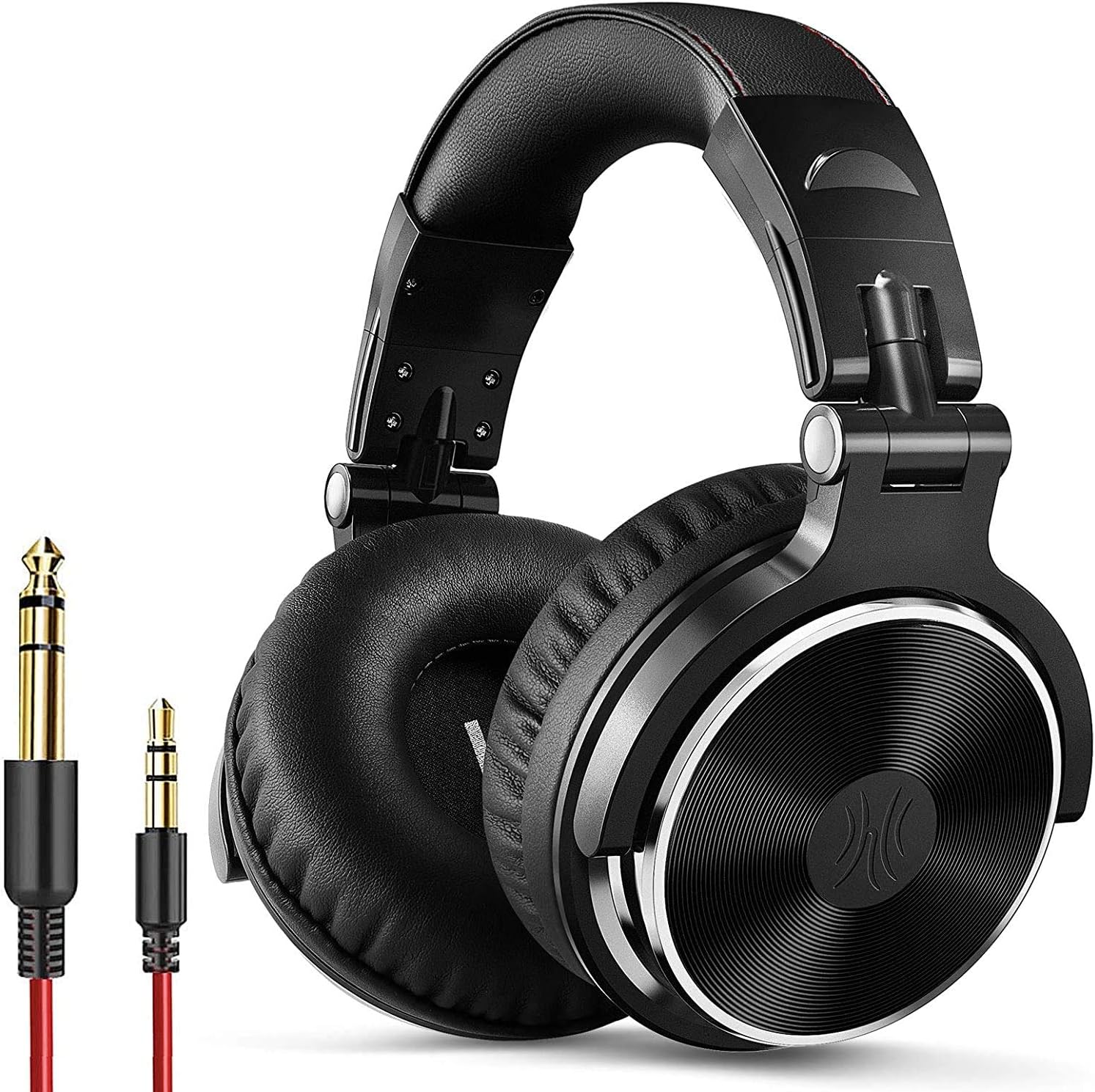 Wired Over Ear Studio Headphones 50mm Driver Foldable DJ Monitor