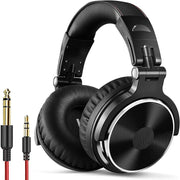 Wired Over Ear Studio Headphones 50mm Driver Foldable DJ Monitor