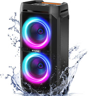 240W Bluetooth Party Speaker Loud Bass Waterproof 24H Playtime RGB