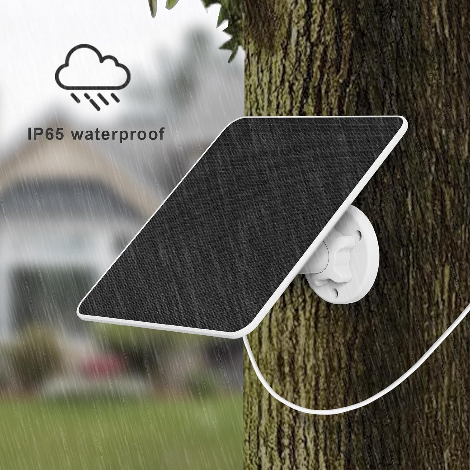 3 Pack 5W Solar Panel Charger For Battery Security Cameras
