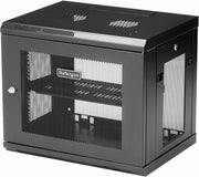 9U Lockable Wall Mount Server Cabinet with Shelf