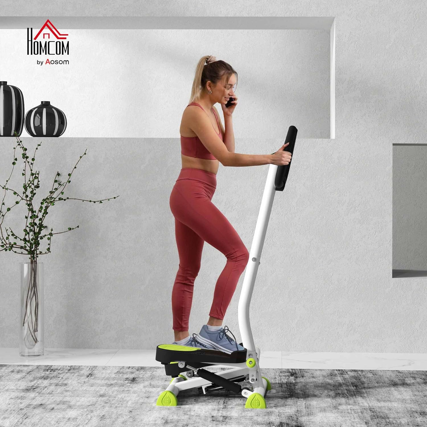 Twister Stepper Exercise Machine Cardio Trainer LCD Monitor