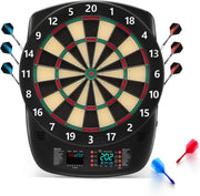 Electronic Dartboard LED Display 40 Games 427 Modes 6 Darts