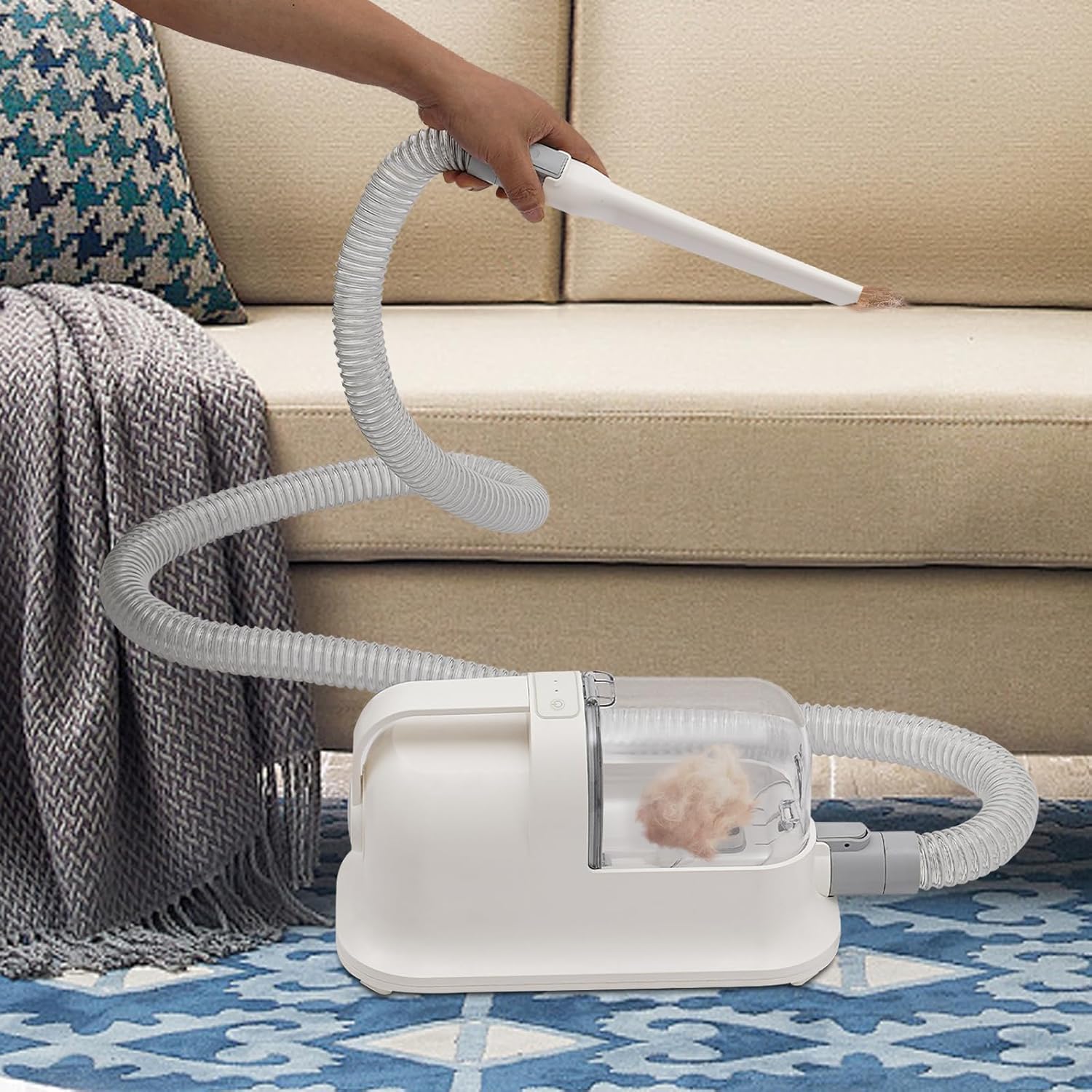 Pet Grooming Vacuum 3 in 1 11800Pa Low Noise Hair Kit