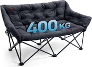 Double Camping Chair 400KG Heavy Duty Folding Sofa Seat
