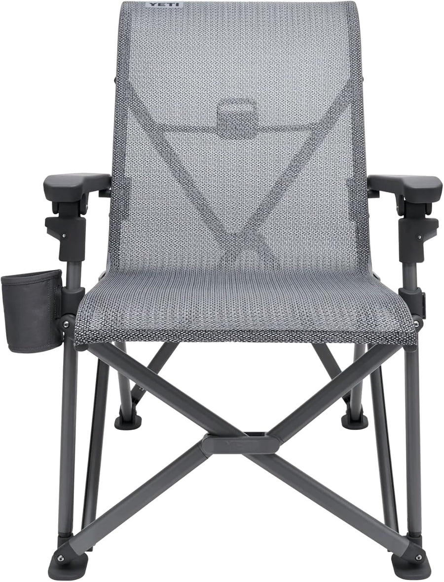 Portable Folding Camping Chair with Cup Holder Charcoal