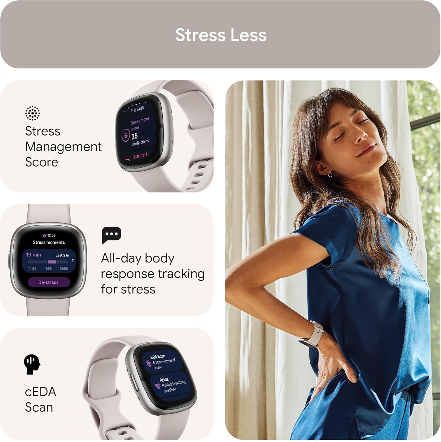 Advanced Health Smart Watch GPS ECG Stress Sleep Tracker