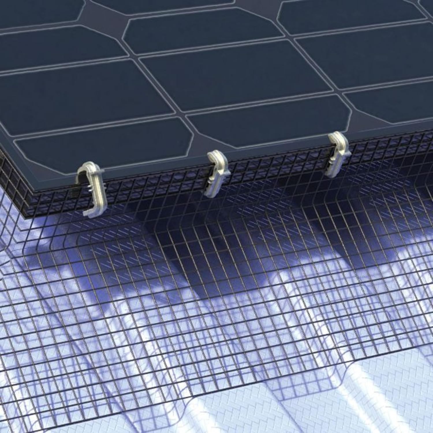 30MM Solar Panel Bird Mesh Speed Clips 100 Pack