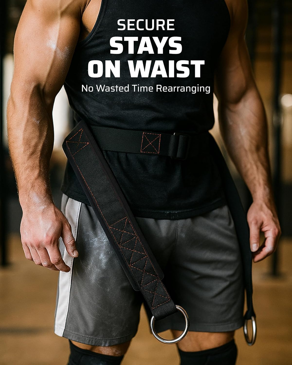 Heavy Duty Belt Squat Belt Gym Weightlifting Support Belt