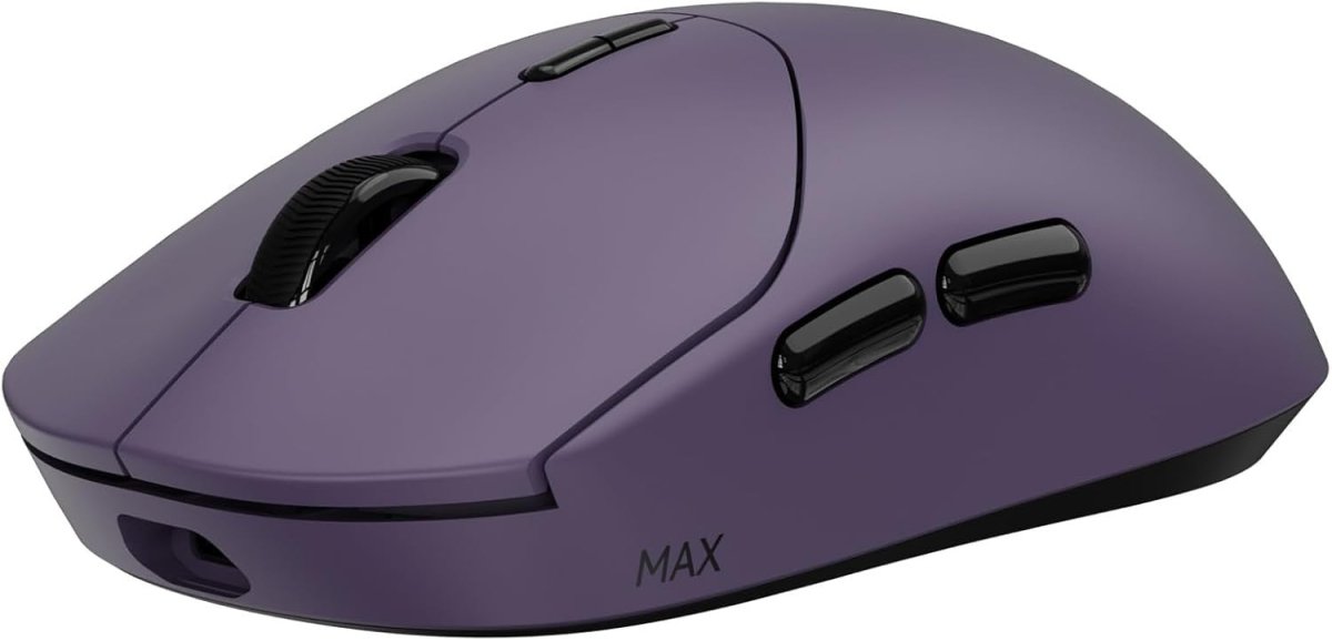 8K Wireless Gaming Mouse 30K DPI 53g 750H Battery 10 Button Purple - Kwikley