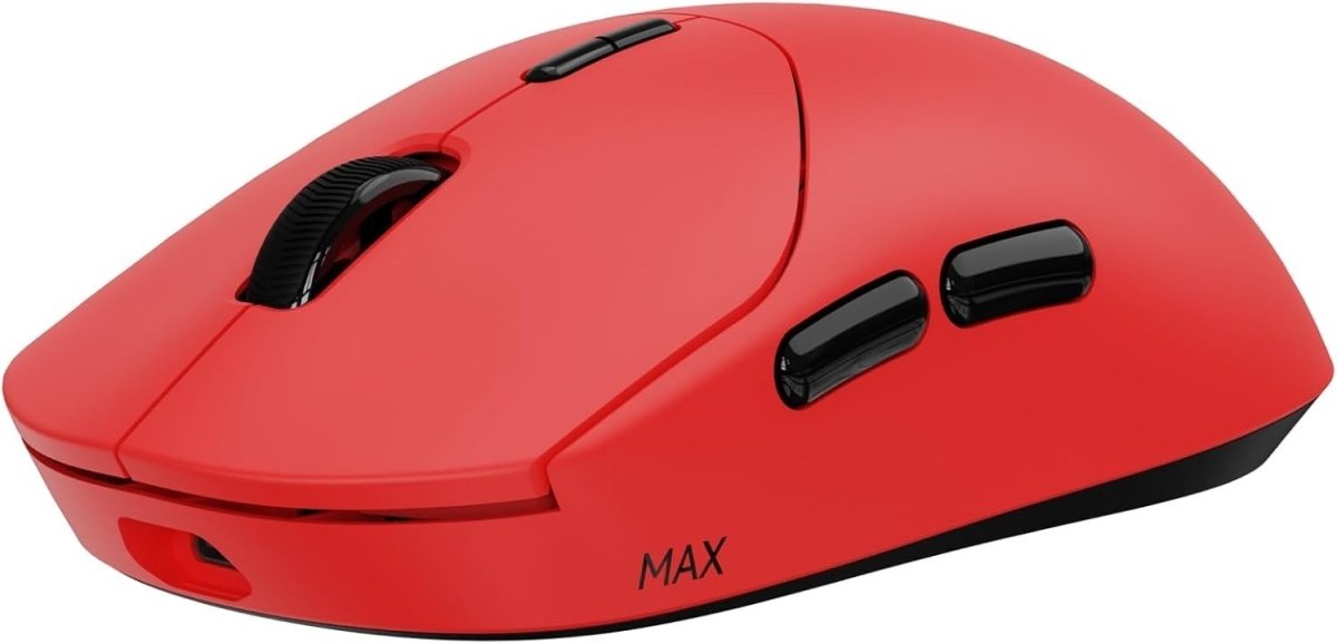 8K Wireless Gaming Mouse 30K DPI 53g 750H Battery 10 Button Red - Kwikley