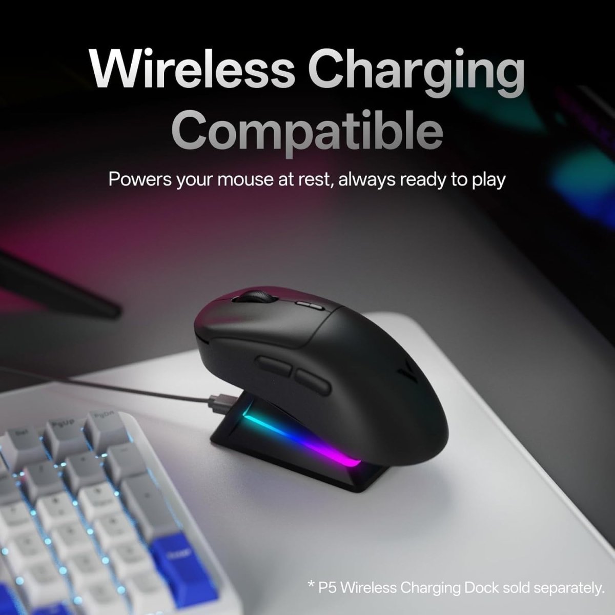 8K Wireless Gaming Mouse 30K DPI 53g 750H Battery 10 Buttons - Kwikley