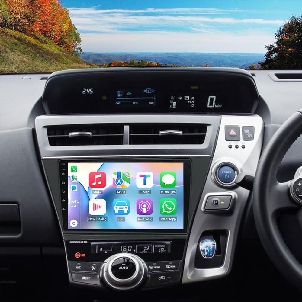 9" Android 14 Car Stereo for Prius 2G+32G CarPlay GPS - Kwikley