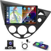 9" Android 14 Car Stereo Ford Focus MK1 Wireless Carplay Android Auto - Kwikley