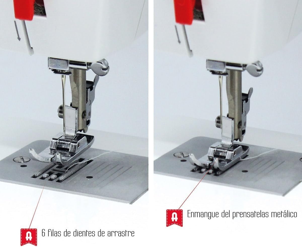9 Stitch Sewing Machine 70W Motor Variable Zigzag Thick Fabrics - Kwikley