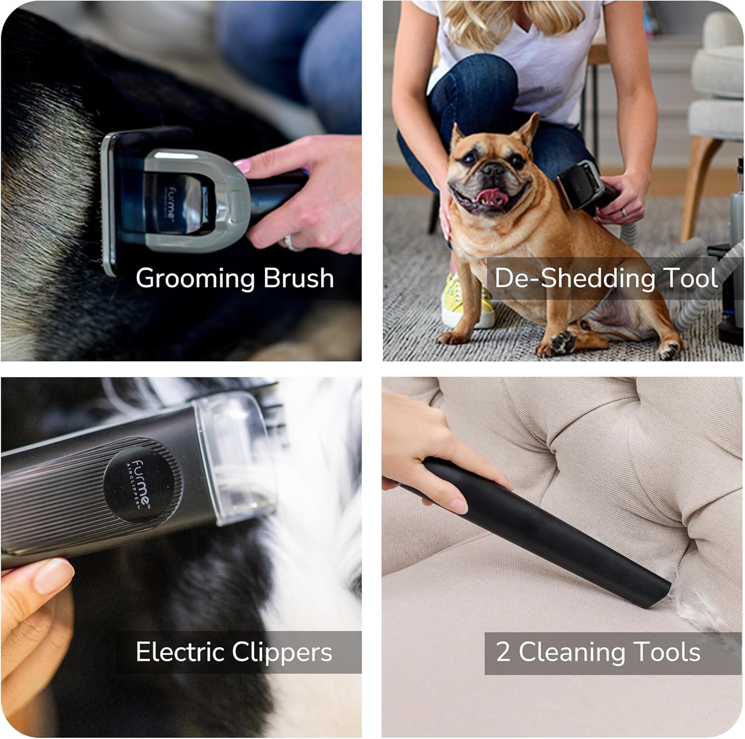 Pet Grooming Vacuum 14000Pa 4.5L Ultra Quiet Tool Kit