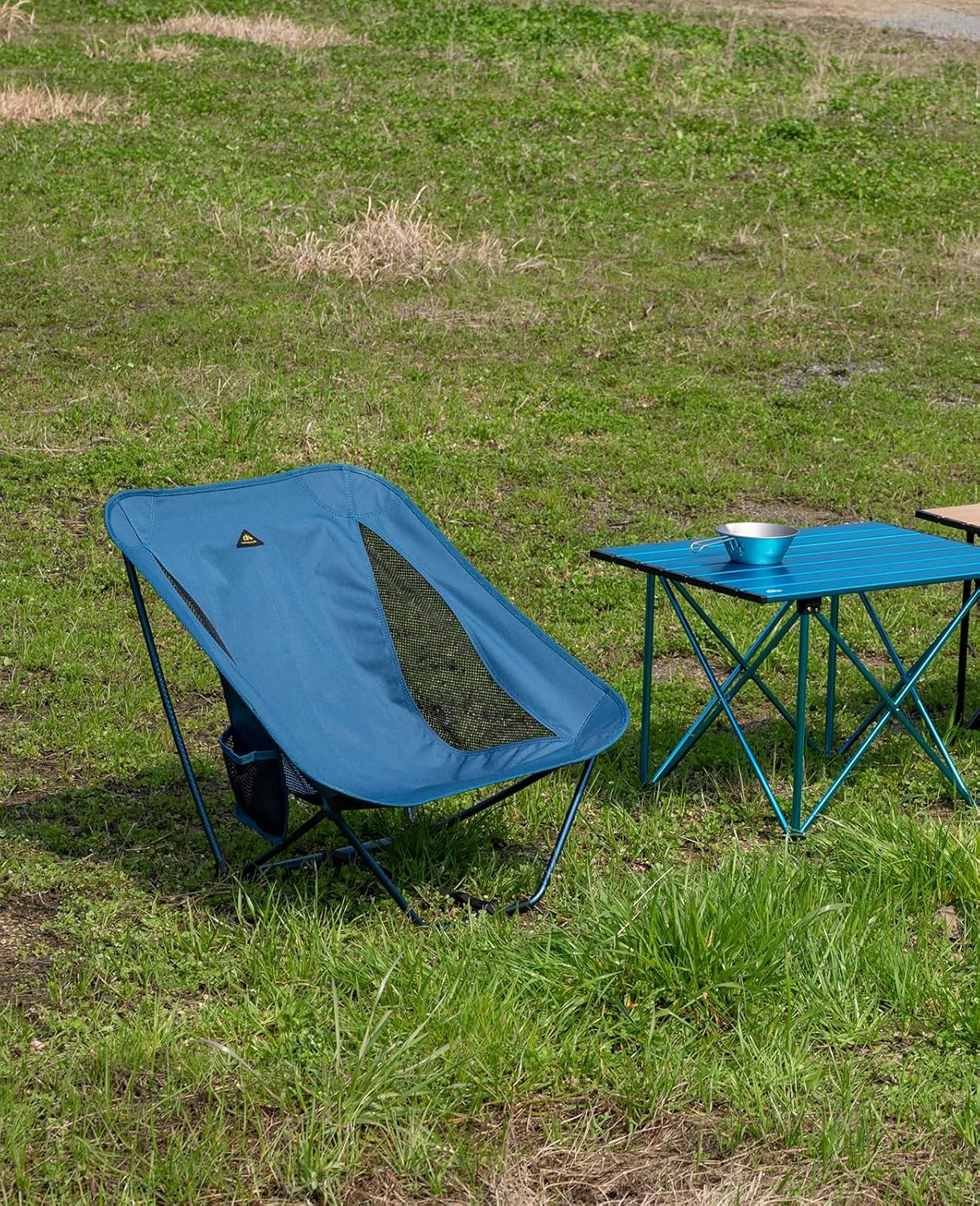 Black Ultralight Low Camping Chair Compact Folding Seat