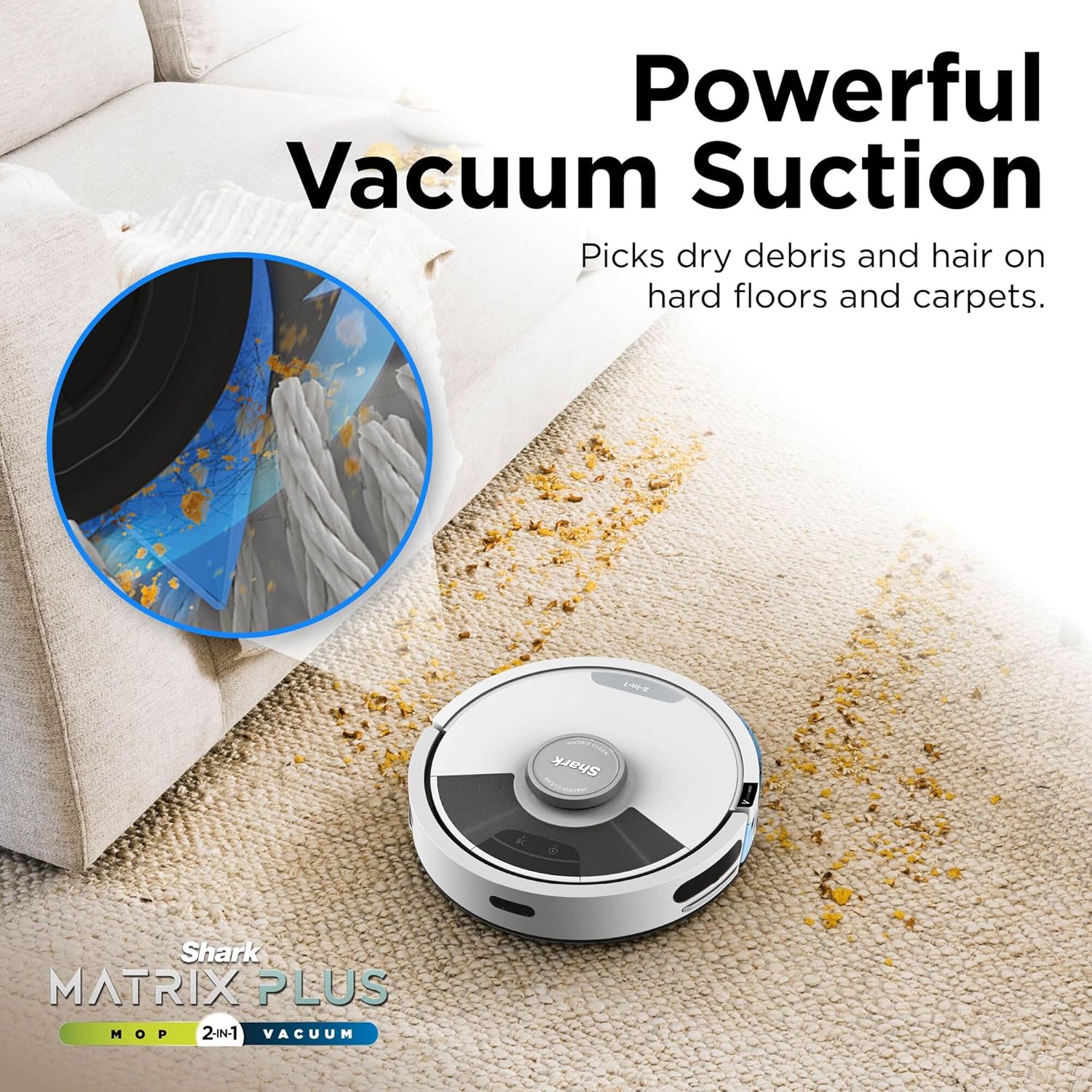 Robot Vacuum Mop Self Empty LiDAR Sonic Clean Pet Hair WiFi
