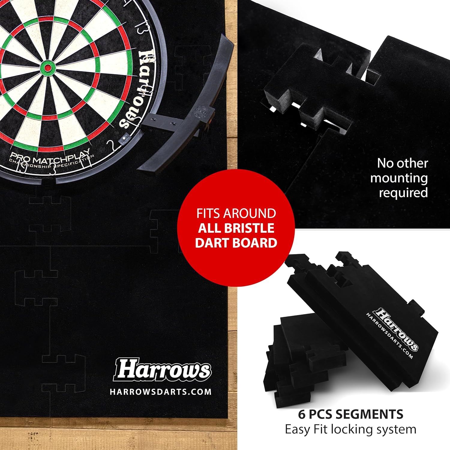 XL Dart Board Surround Ring Large Wall Protector Foam Panels