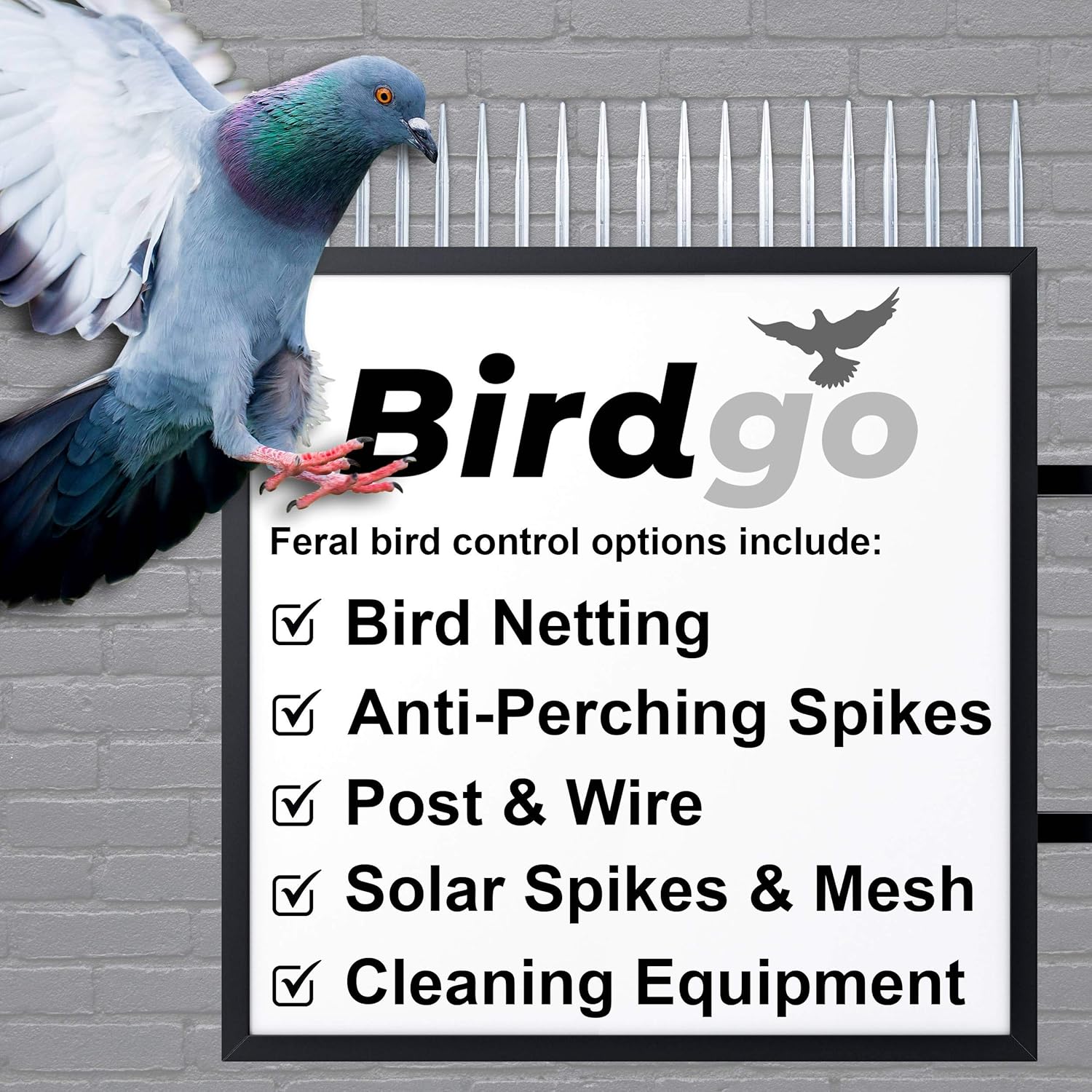 30M Black PVC Solar Panel Bird Proof Mesh Pigeon Barrier