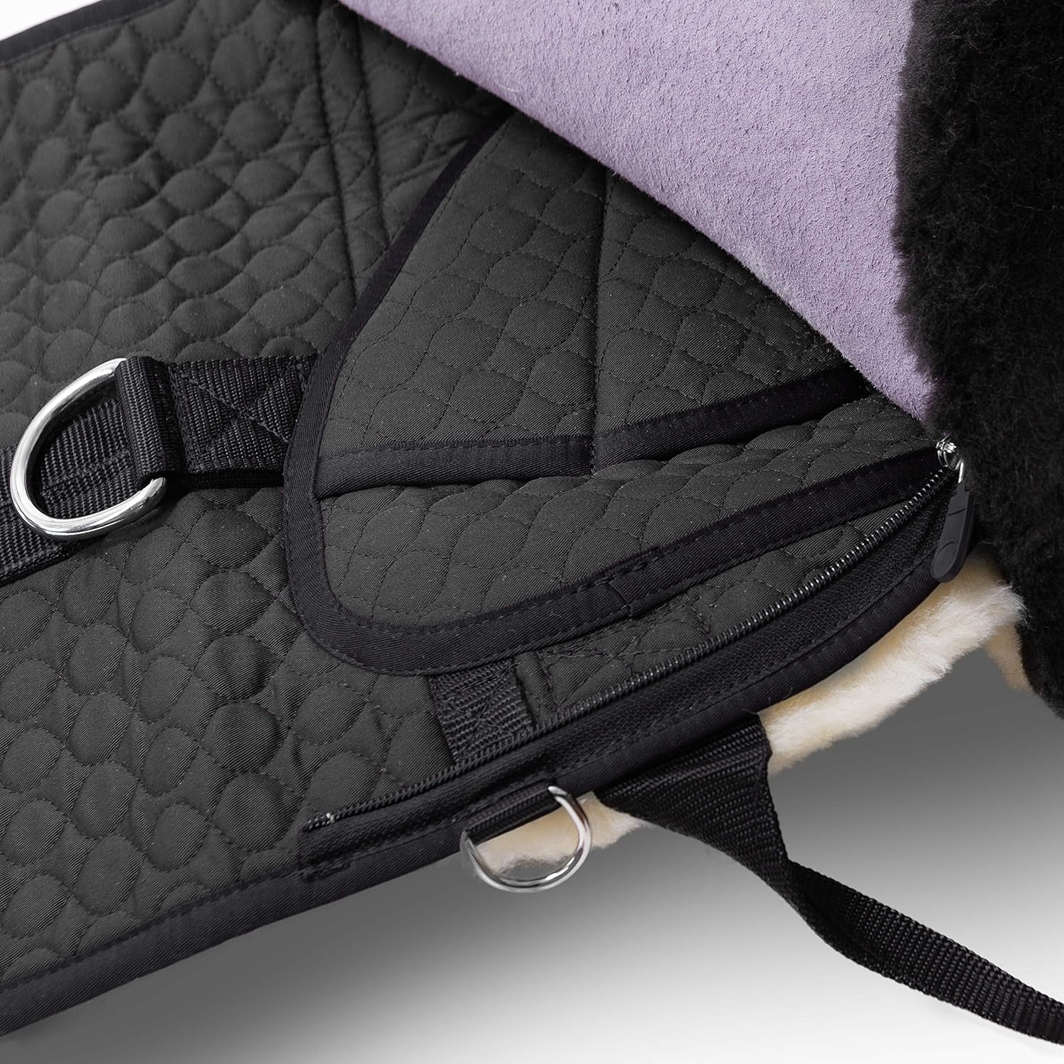 Lambskin Treeless Bareback Horse Saddle Pad Premium Plus