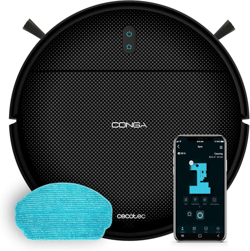 Robot Vacuum Mop 2000Pa Smart Navigation App Control Auto Clean