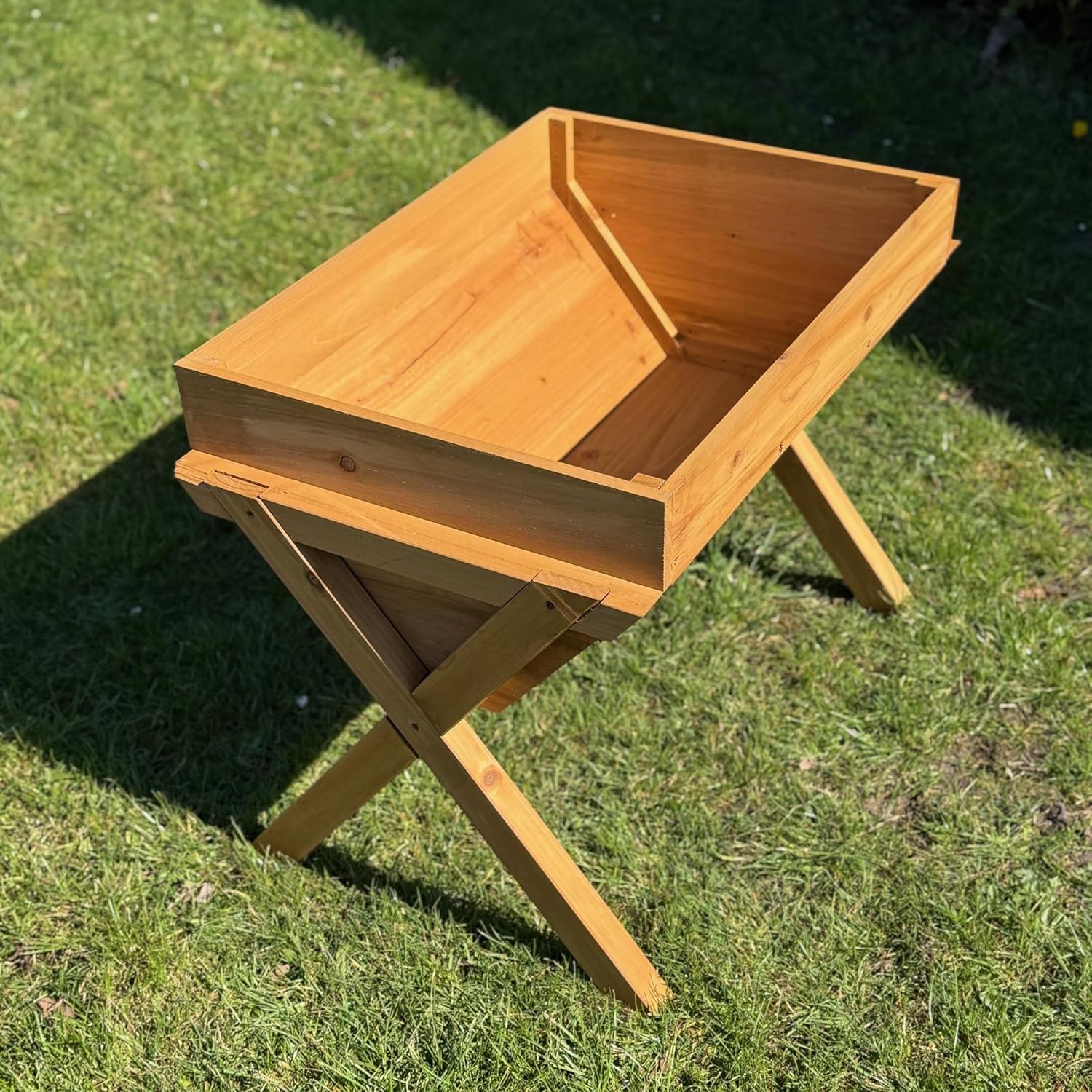 75cm Wooden Raised Garden Bed Vegetable Planter with Liner