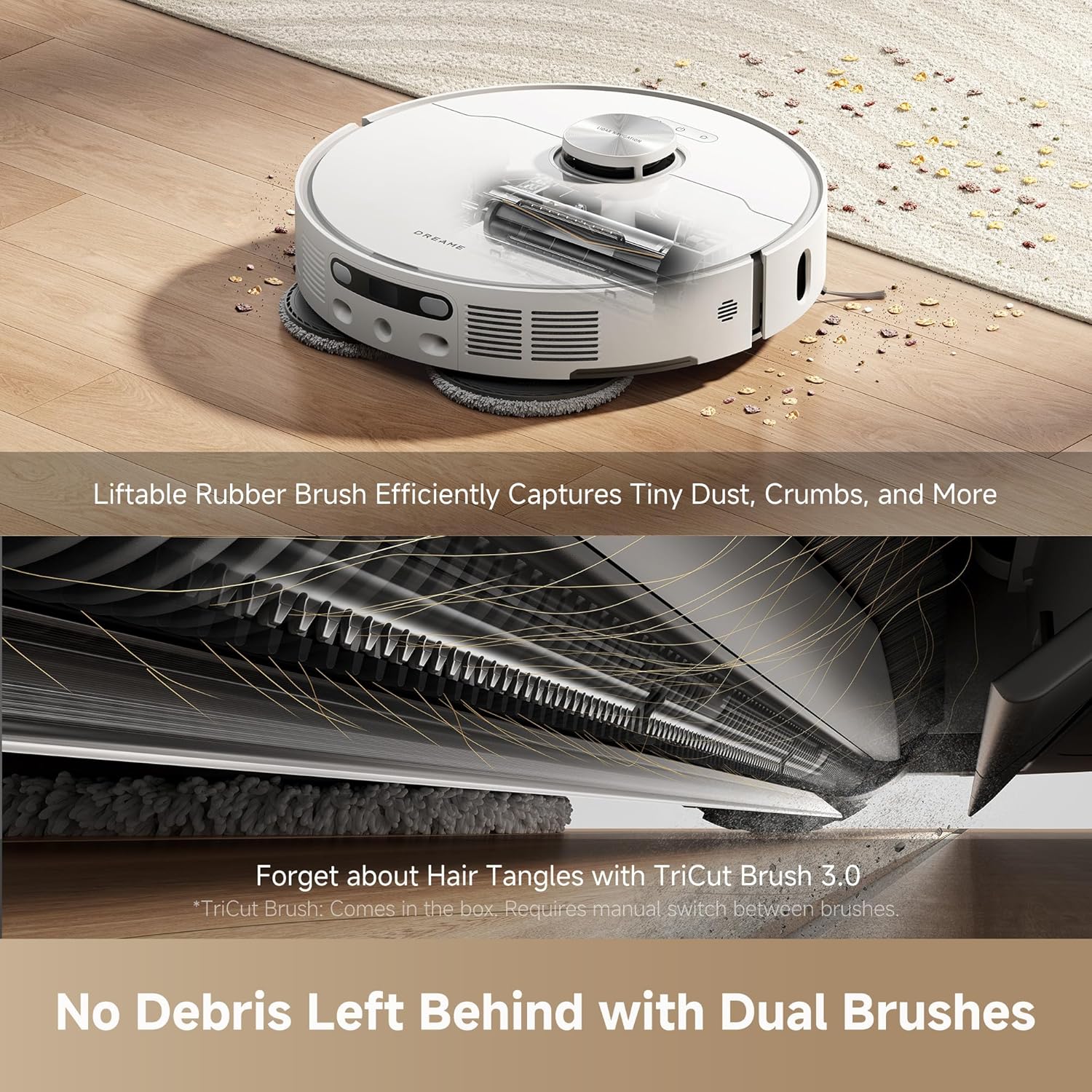 Robot Vacuum Mop 19000Pa Self Empty Auto Wash Dock LiDAR