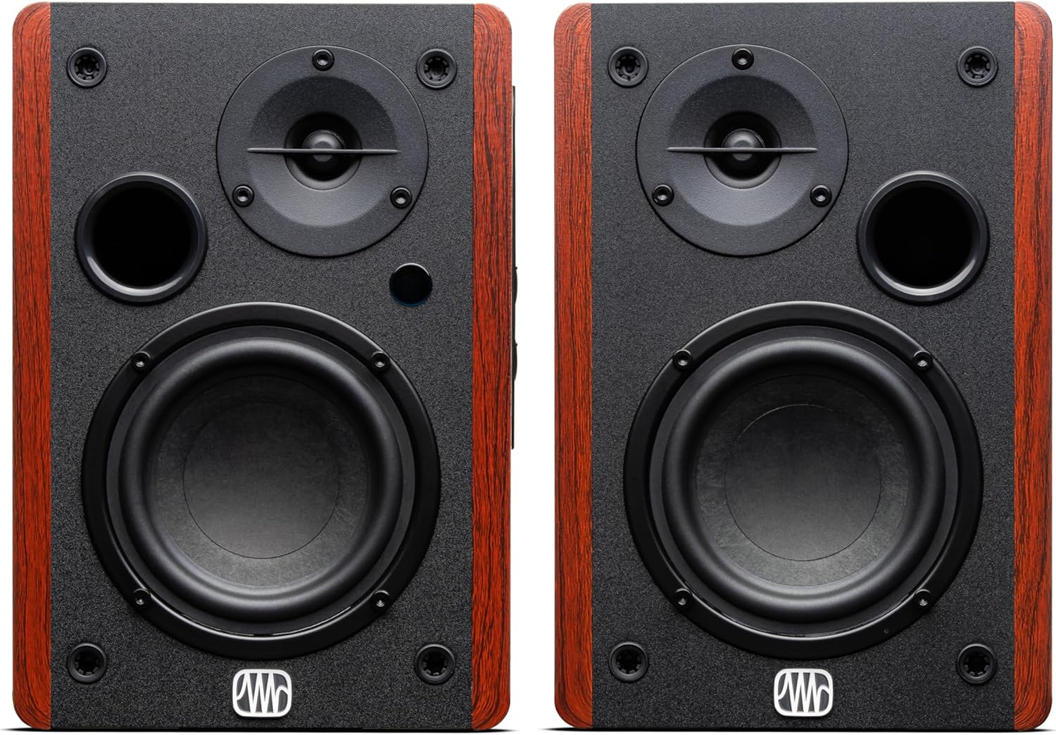 60W Active Bookshelf Speakers HiFi Stereo AUX RCA Studio Audio