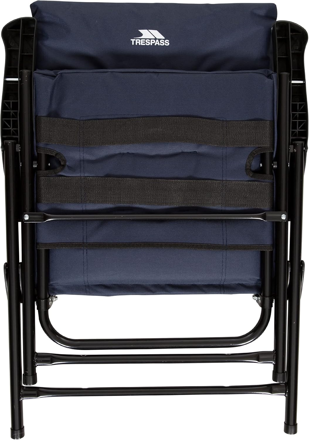Folding Camping Deck Chair Foam Padded Navy