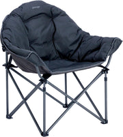 Oversized Camping Chair XL 180KG Steel Frame Grey