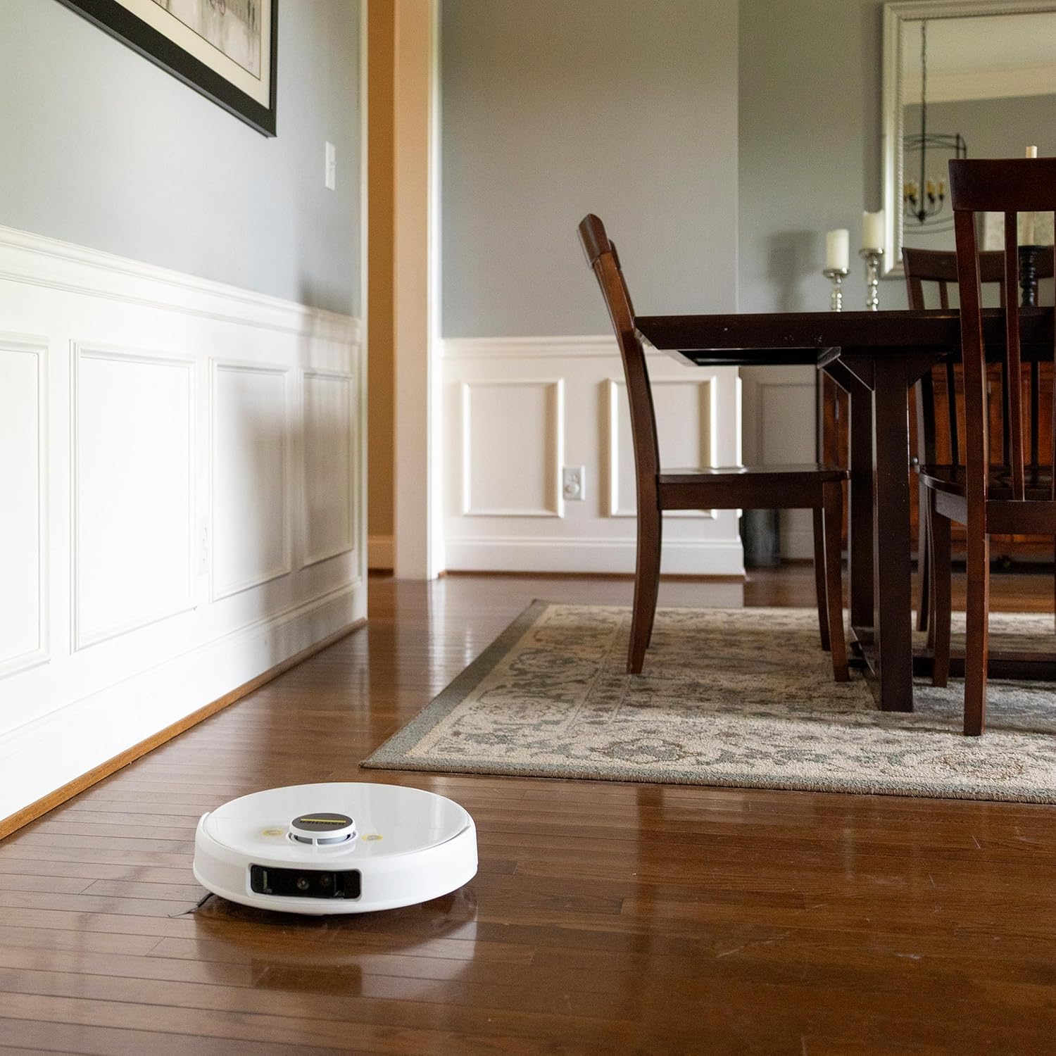 Robot Vacuum Mop 5000Pa LiDAR AI Mapping App Control 140min