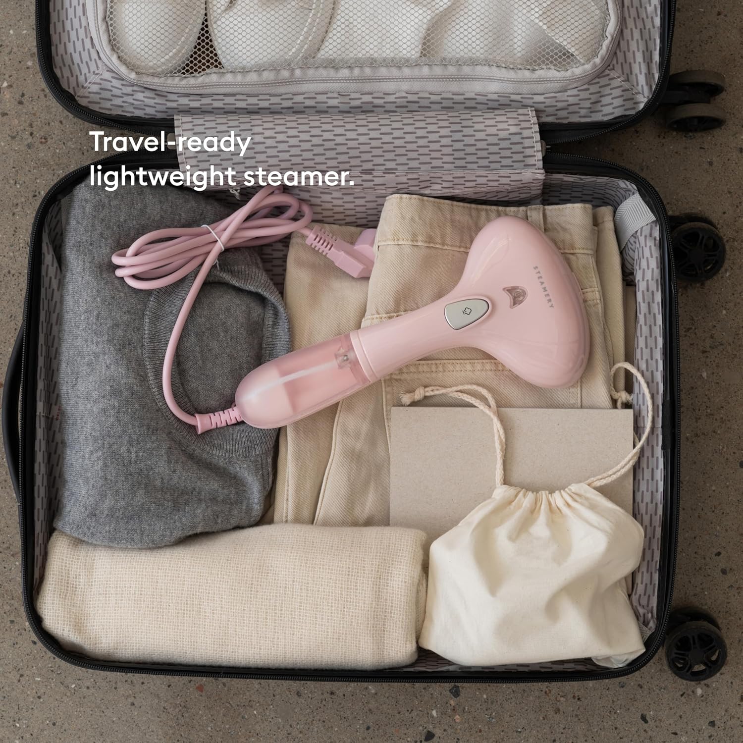 Handheld Garment Steamer 1500W 30s Heat Compact Travel