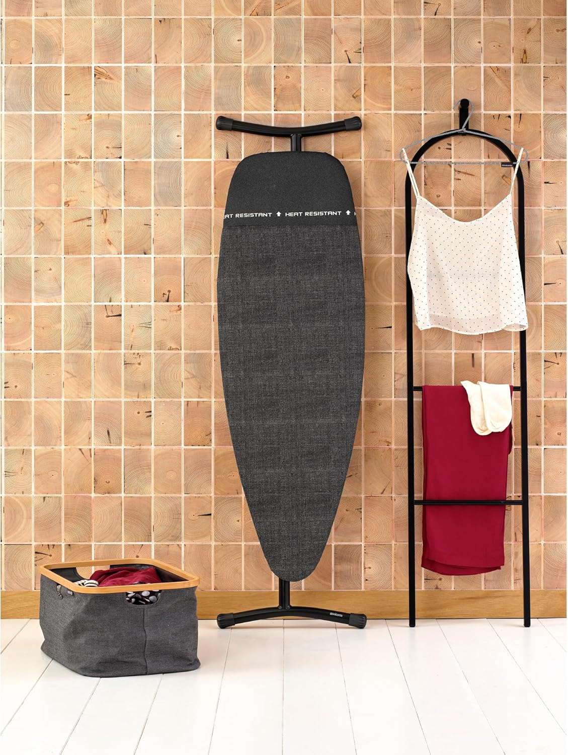 XL Ironing Board 135x45cm Wide Foldable Iron Table Heat Resistant Zone