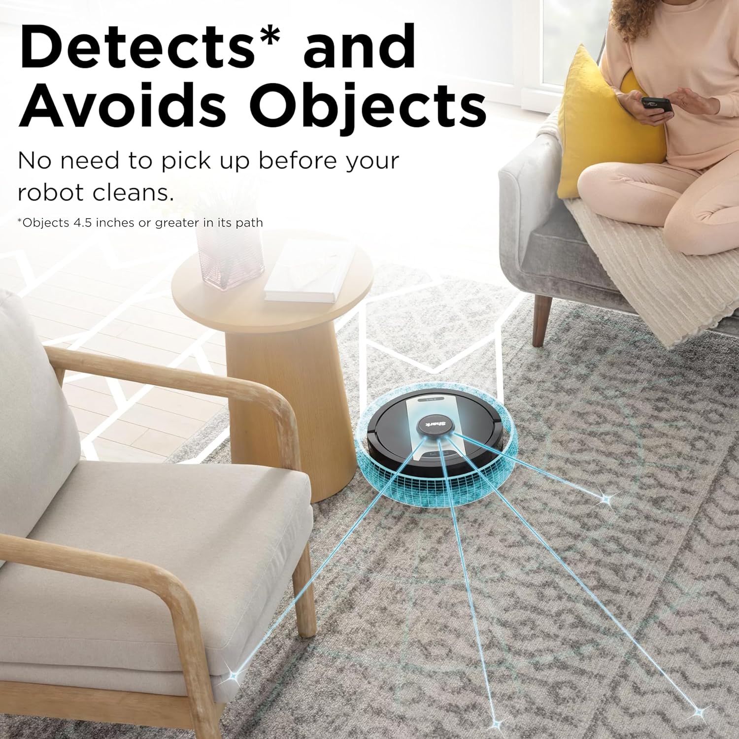 Robot Vacuum Mop Smart Mapping Sonic Scrub Pet Hair Alexa WiFi