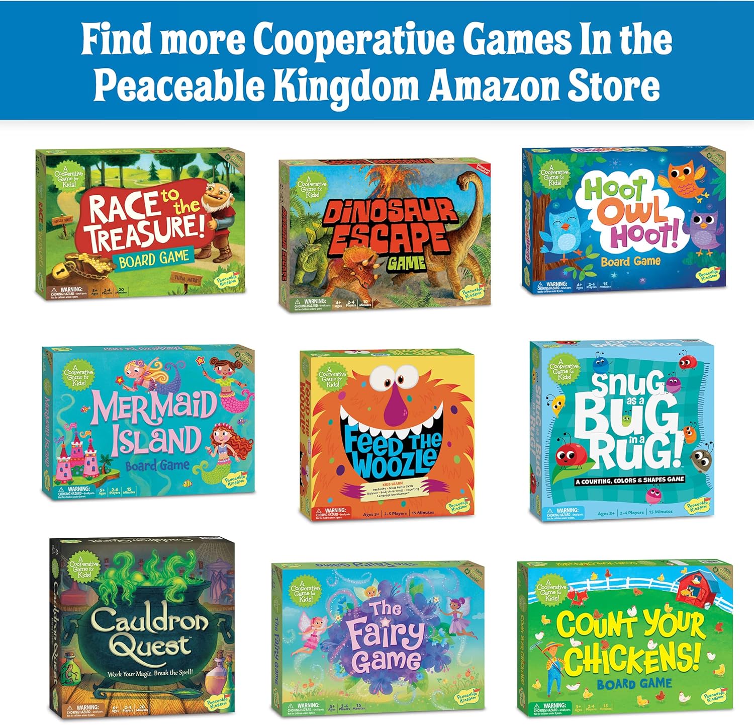Kids Board Game Gnomes at Night Cooperative Family Game Age 6
