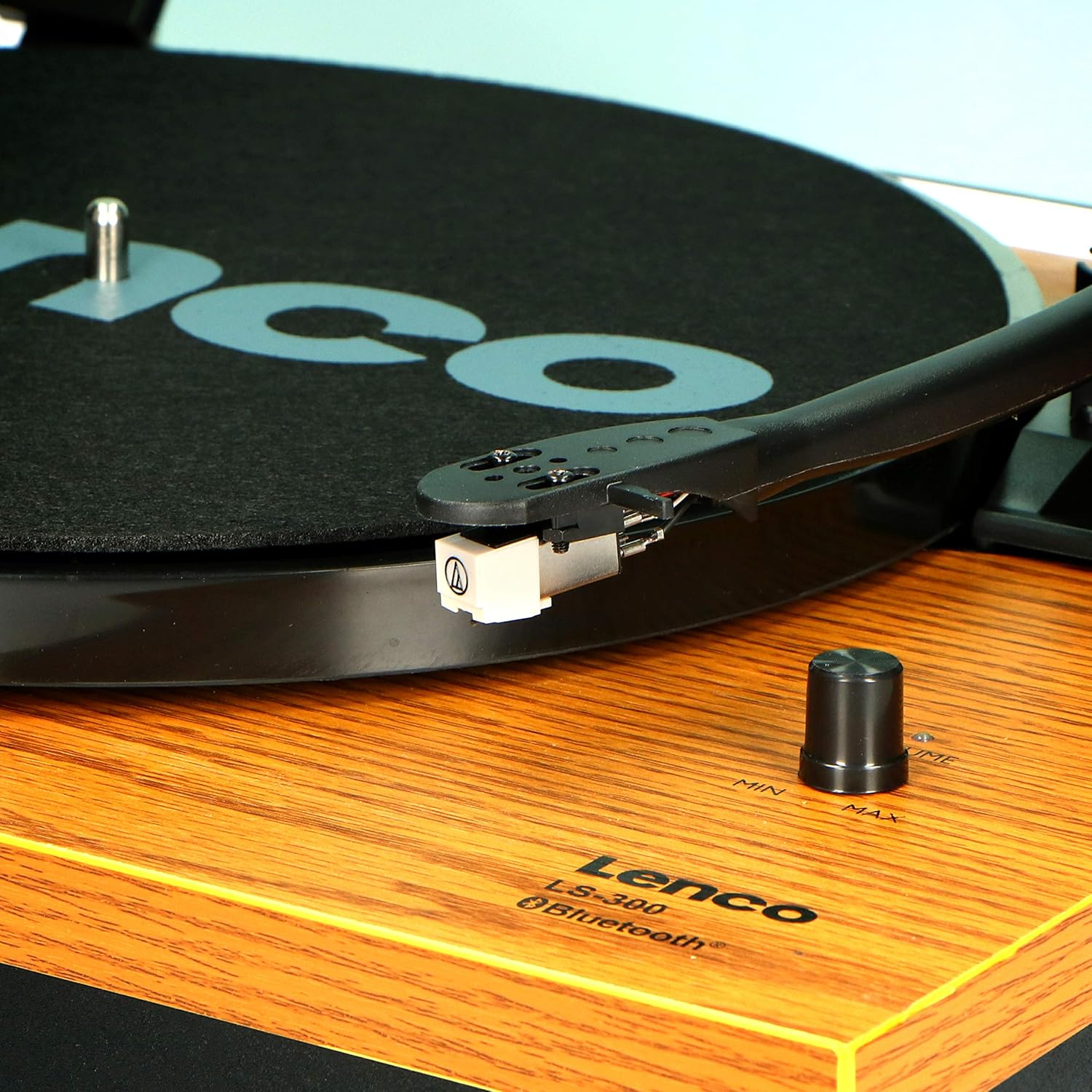 Bluetooth Record Player 2 Speed Turntable 20W Speakers Wood