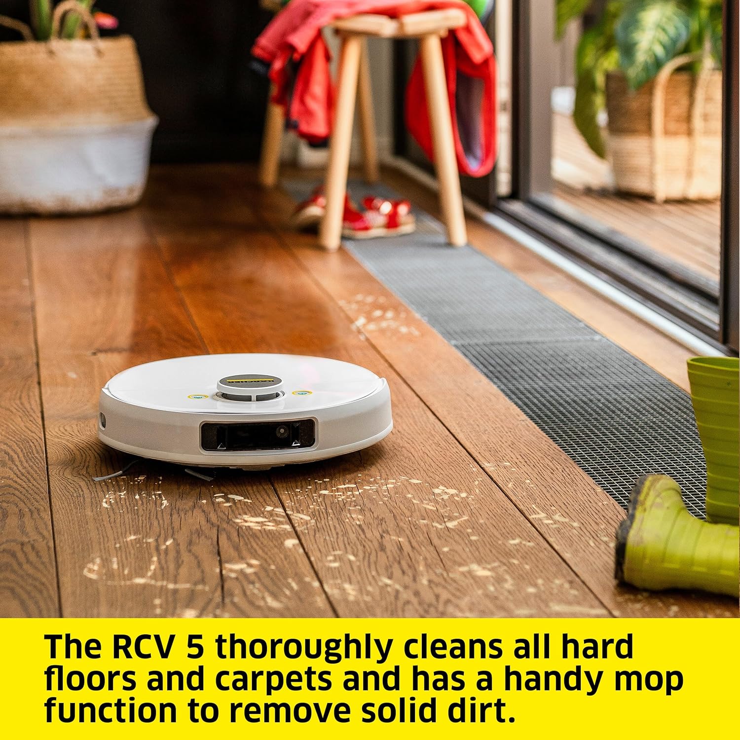 Robot Vacuum Mop 5000Pa LiDAR AI Mapping App Control 140min