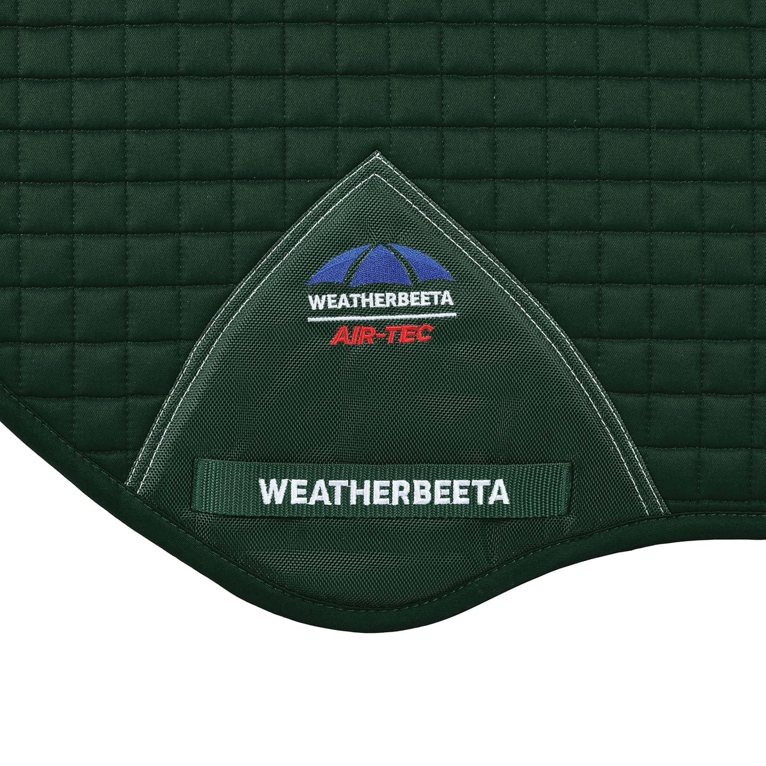 Forest Green Large Jump Saddle Pad with Breathable Air Mesh Spine