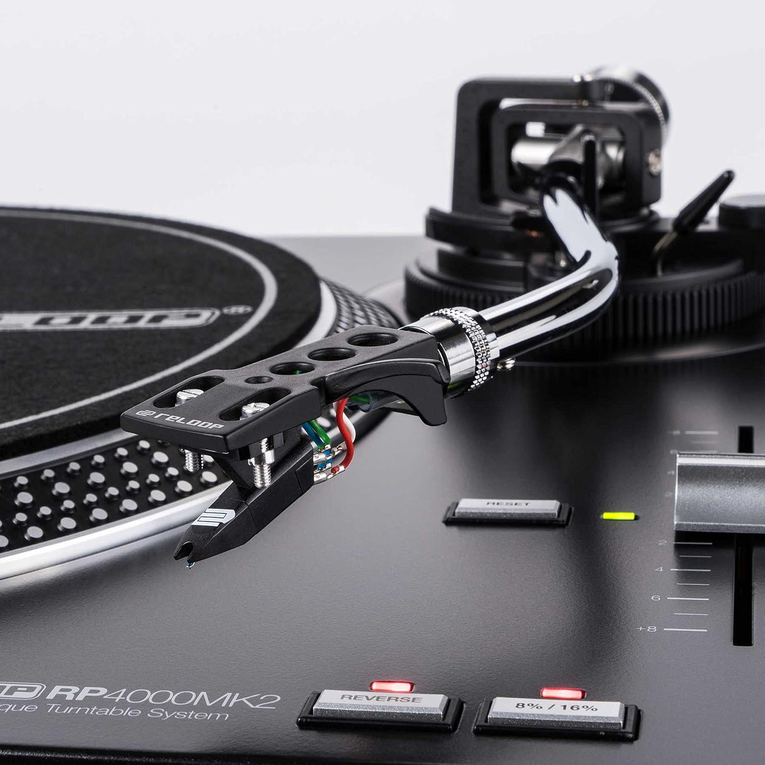 DJ Direct Drive Turntable High Torque Pitch Control Black