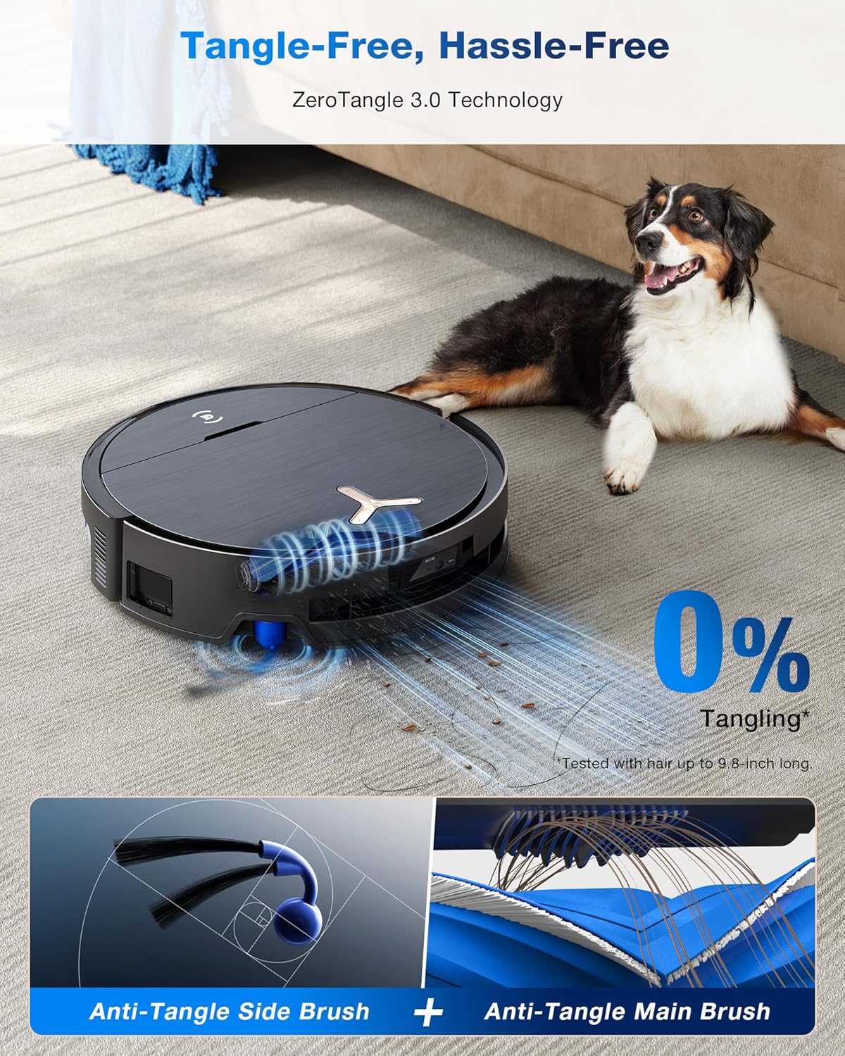 Robot Vacuum Mop 16600Pa Auto Wash Self Empty AI LiDAR WiFi