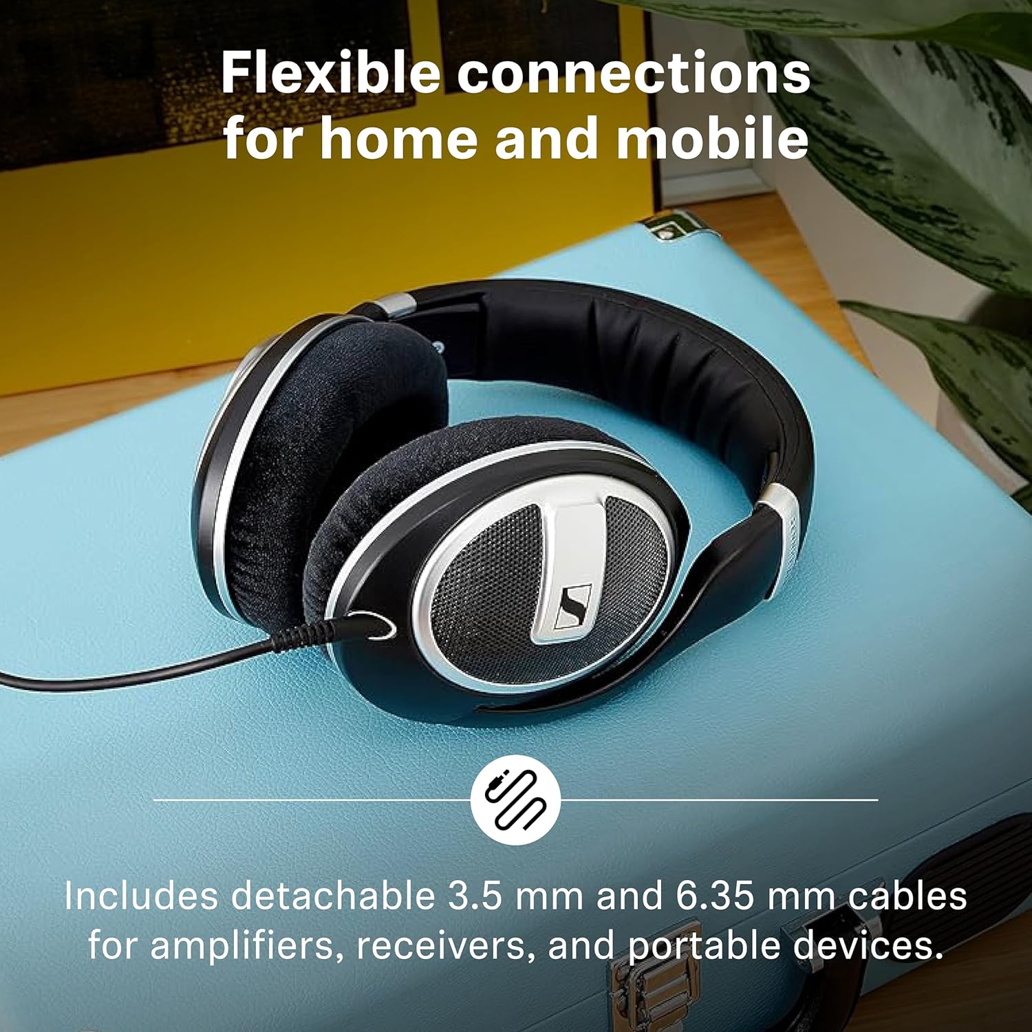 Open Back Wired Over Ear Headphones Audiophile Sound 3.5mm
