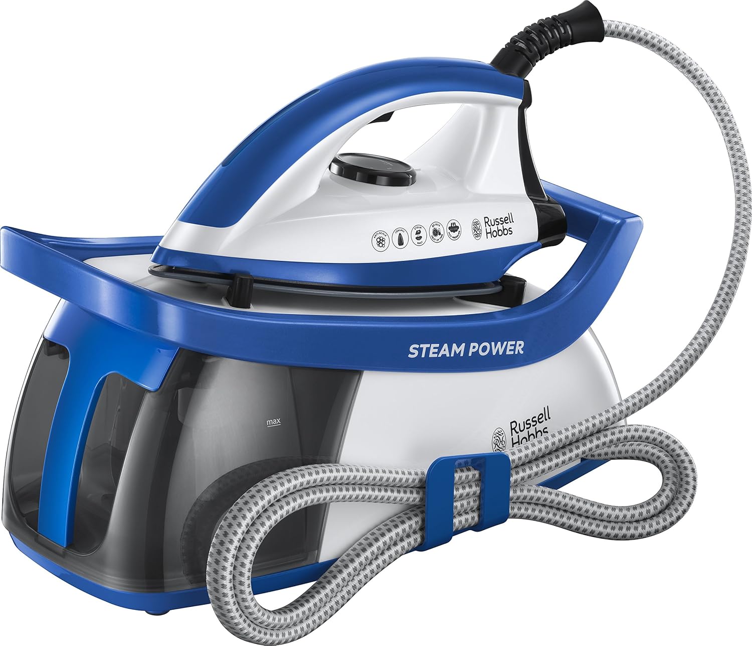 2600W Steam Generator Iron 4.5 Bar Pressure 1.3L Tank Ceramic Soleplate