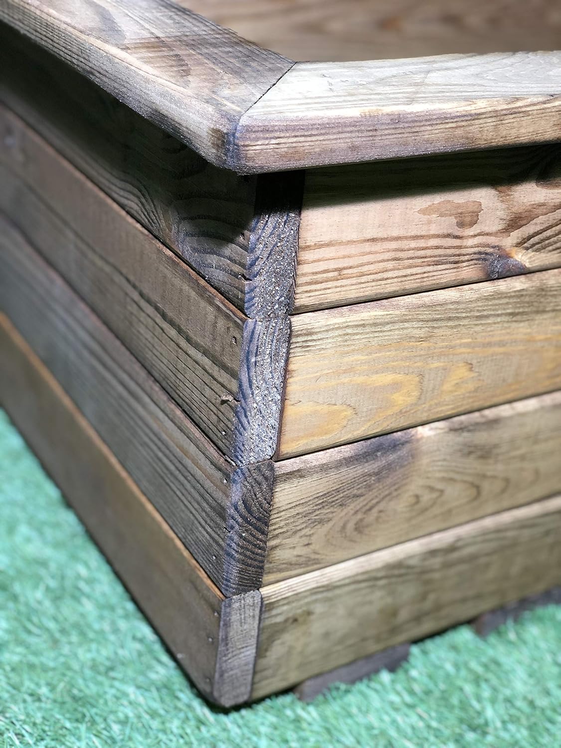 Extra Large Wooden Trough Planter Heavy Duty Garden Box 82cm