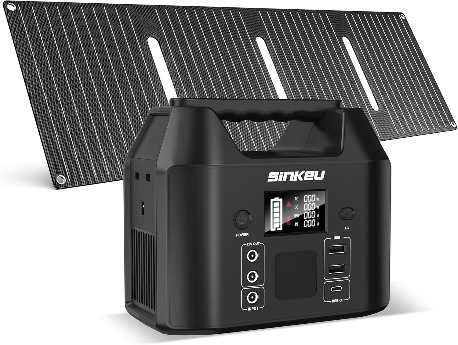 150W Portable Power Station With 40W Solar Panel 96Wh